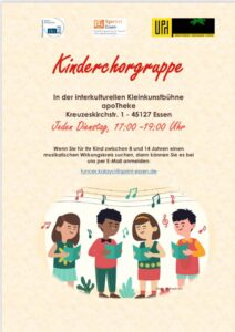 Mehr über den Artikel erfahren Kinderchorgruppe in der ApoTheke!